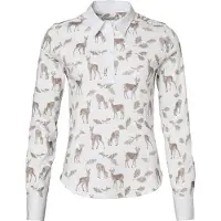 Chevalier Leslie Half Placket Jersey Shirt Women Oh Deer Pink 40W