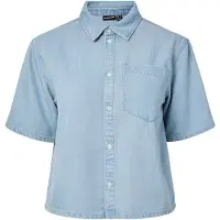 Pieces Pcsmidi Denimskjorte