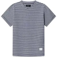 Hackett for boy. HK5000042 Heritage H Stripe T-shirt blue (Y09), Casual, Green, Cotton, Short sleeve, children's fashion