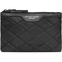 Gillian Jones Urban Travel Makeup Purse - Black Quilt 10063-BA1