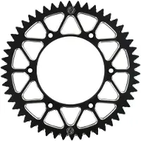 Holeshot 441l-428-50bl 428 Chain Aluminium Bakre Tannhjul