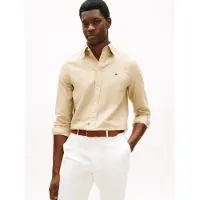 Tommy Hilfiger Linen Blend Solid Langarmet T-skjorte