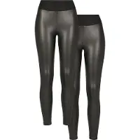 Urban Classics Faux Leather High Waist Leggings 2 Enheter