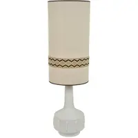 Market Set Gulvlampe Jimmy, hvit/beige, kant, 121 cm