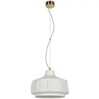 Market Set pendellampe Jimmy, Ø 38 cm, hvit, keramikk