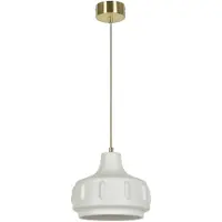 Market Set pendellampe Jimmy, Ø 25 cm, hvit, keramikk