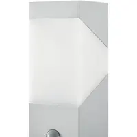 LUCANDE sokkellampe Kiran, 60 cm, sensor, lysegrå, IP44