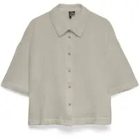 Vero Moda Natali Crop Skjorte Med Lange Ermer