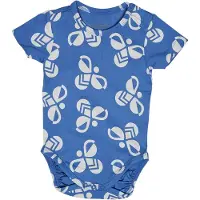 Hummel Body k/e - Nederlandsk Blue m. Logoer - - 74 - Kortermet body