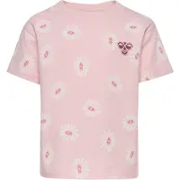Hummel T-skjorte - Pale Lilac m. Blomster - - 2 år (92) - T-skjorte