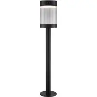 Nordlux Solar-veilampe Coupar, svart, aluminium, IP44