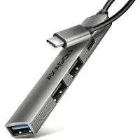 Axagon HUE-STC - Hub - 1 x USB 3.2 Gen 1 + 1 x USB-C + 2 x USB 2.0 - stasjonær