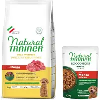 NATURAL TRAINER Trainer Dog Natural ADULT MINI med storfekjøtt og ris - 7 kg