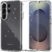 Tech-Protect Samsung Galaxy S26 Ultra FlexAir Glitter TPU-deksel - Gjennomsiktig