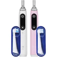 Braun iO Series 6 elektrisk tannbørste, duo, hvit/rosa