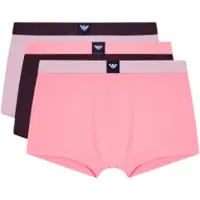 Emporio Armani for man. EM002205_AF20673 Set 3 Bottom Boxers pink, maroon (M), Homewear, Cotton