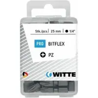 Witte Pz 3 Bitflex 25 Mm Pozidriv Kryssformet Skrutrekkerbits 15 Enheter