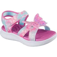 SKECHERS Sandaler m. Lys - Jentegenser - Rosa Multi - - 28 - Sandals