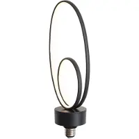 LUEDD E27 LED Dekorpære Sort 6W 450 lm 3000K
