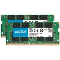 Crucial - DDR4 - sett - 16 GB: 2 x 8 GB - SO DIMM 260-pin - 3200 MHz / PC4-25600 - CL22 - 1.2 V - ikke-bufret - ikke-ECC