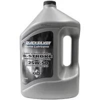 Quicksilver Boats 4-takts Fcw 25w50 Syntetisk Blanding Marine Utenbordsmotorolje 4l