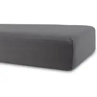 Nordstrand Stretchlaken 70x160 cm - Antrasittgrå - 100% bomull jersey laken - Formsydd laken til juniormadrass