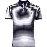 Ralph Lauren for man. 710956682500 Polo Parkside navy blue (L), Casual, Cotton, Long sleeve