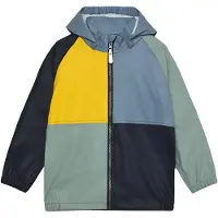 Color Kids Regnjakke - PU - Motvind Blue - - 5 år (110) - Regnjakke