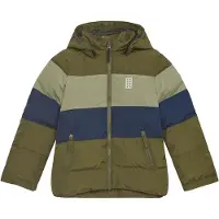 Lego Wear Polstret Jakke - LWJipe 705 - Dark Khaki - - 9 år (134) - Dunjakke