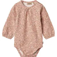 Wheat Body I/e - Elmine - Rose Dust Flower Eng - - 2 år (92) - Langermet Body