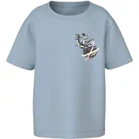 Name it T-skjorte - NmmVictor - Blue Tåke/Space Dino - - 4 år (104) - T-skjorte