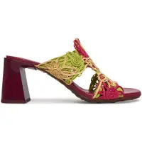 Hispanitas for woman. HV264801 Yellow Orchid Sandals (40), 5 to 8 cm, None, Casual, Party, Multicolor