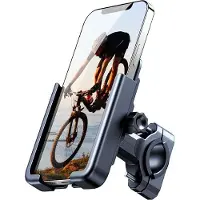 Wozinsky metal bicycle phone holder - scooters black (WBHBK3)