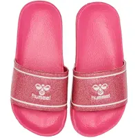 Hummel Badesandaler - Pool Slide Glitter Jr - Raspberry - - 35 - Badesandal