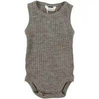 Joha Body u/e - Ull - Brun Melert - - 110 - Body uten ermer