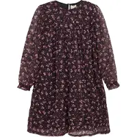 Creamie Kjole - Flower Dobby - Svart - - 6 år (116) - Kjole