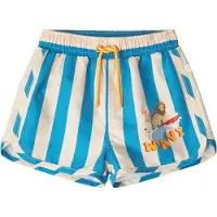 That's Mine Badeshorts - UV50+ - Lai - Blokk Stripe Blue - - 4 år (104) - Badetøy