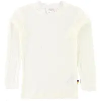 Joha Genser - Ull/Silke - Off White m. Mønster - - 130 - Genser