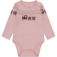 Hust and Claire Body I/e - HcBo Train - Ull - Adobe Rose - - 3 år (98) - Langermet Body