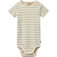 Wheat Body k/e - Edvald - Spring Lake Stripe - - 68 - Kortermet body