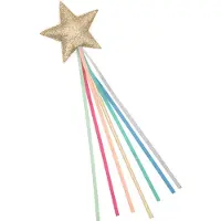 Mimi & Lula Tryllestav - Rainbow Star - - OneSize - Kostymer