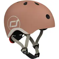 Scoot & Ride Sykkelhjelm - Mocha - - 45-51 cm - Sykkelhjelm