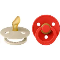 BIBS Colour Smokker - Str. 1 - Anatomisk - 2-pack - Vanilla/Cand - - 0-6 md - Smokk
