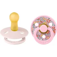 BIBS x Liberty Colour Smokker - Str. 2 - Rund - 2-pack - Oscar - - - 6-18 md - Smokk