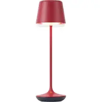 QAZQA Bordlampe rød inkl. LED IP65 oppladbar med ladestasjon - Treble