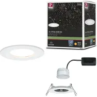 Paulmann 934.59, 1 ampuller, LED, 2700 K, 650 lm, IP44, Hvit