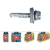 Celo 7301 Sekskantboring Sw8 Skrue 6.3x25 Mm 500 Enheter