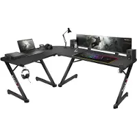 Huzaro Hero 7.0, Hjørne, Rektangulær form, Karbonfiber, Aluminium, Svart, Svart