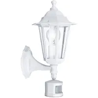 Eglo LATERNA 5 utendørs vegglampe oppover, hvit