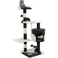 Lionto klorestativ, 112 cm - svart/hvit